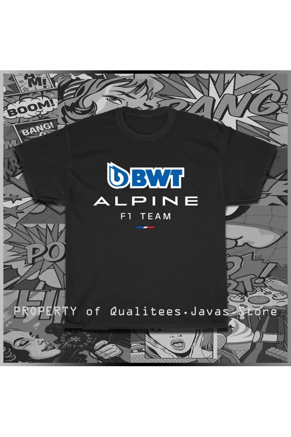VINTAGE BWT Alpine F1 Team Logo Men's T-Shirt American Size S-5XL T-Shirt