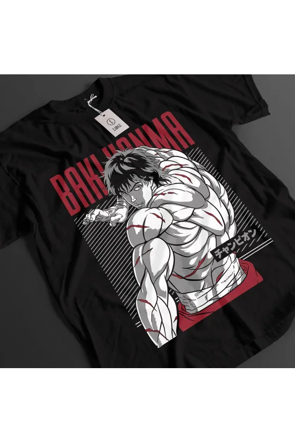 VINTAGE Baki The Grappler Shirt Baki Hanma Tshirt Yujiro Top Fighting T-Shirt Unisex Tee