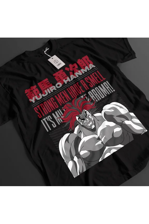 VINTAGE Baki The Grappler Shirt Yujiro Hanma Tshirt Baki Top Fighting T-Shirt Unisex Tee