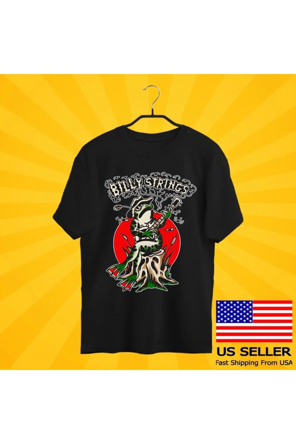 VINTAGE Billy Strings black T-shirt Unisex tee All sizes S to 5XL