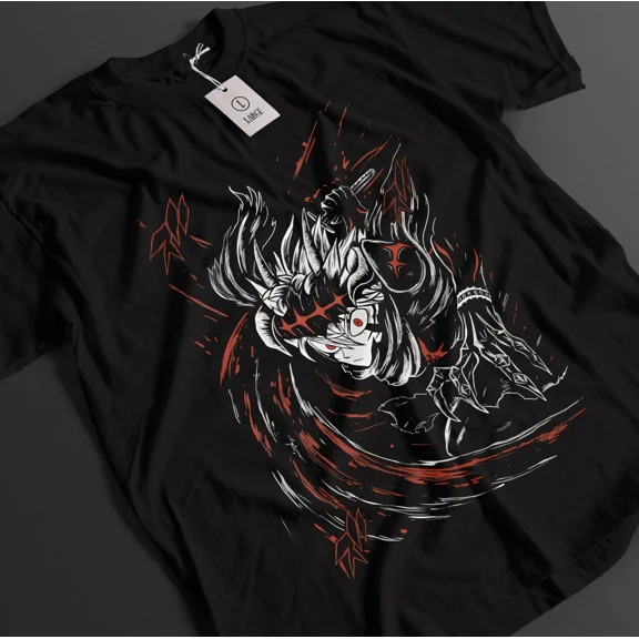 VINTAGE Black Clover Shirt Asta Tshirt Yuno T-Shirt Noelle Top Yami Luck Anime Demon Tee