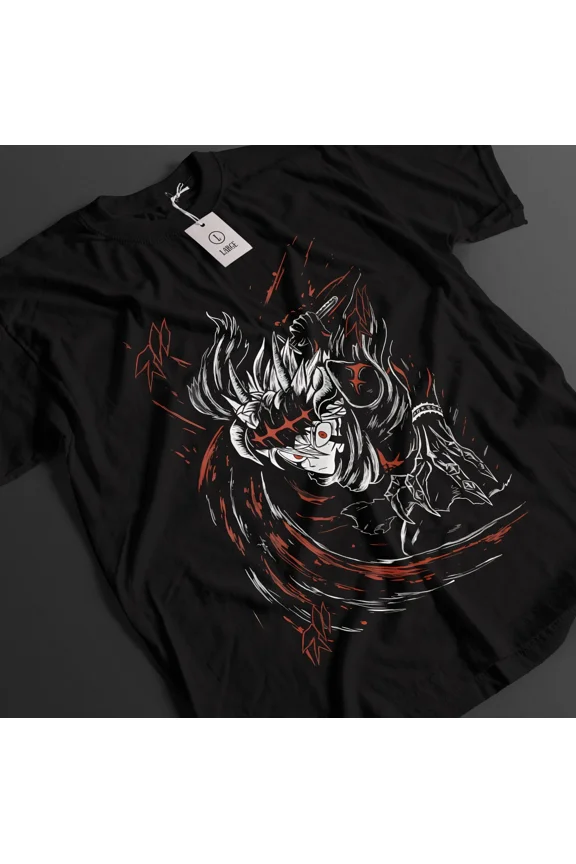 VINTAGE Black Clover Shirt Asta Tshirt Yuno T-Shirt Noelle Top Yami Luck Anime Demon Tee