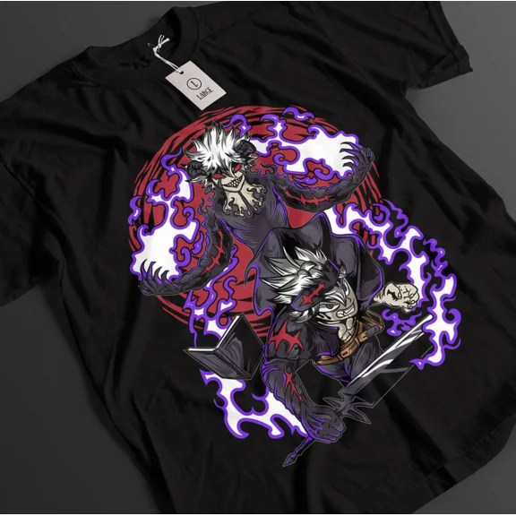 VINTAGE Black Clover Shirt Asta Tshirt Yuno T-Shirt Noelle Top Yami Luck Anime Demon Tee