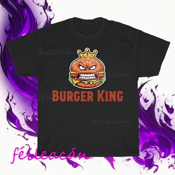 VINTAGE Brand New Burger King Awesome Logo American T-Shirt Funny Size S to 5XL