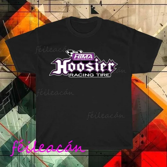 VINTAGE Brand New Hoosier Tire Logo American T-Shirt Funny Size S to 5XL