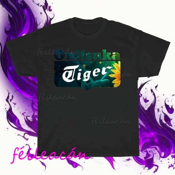 VINTAGE Brand New Onitsuka Tiger ASICS Logo American T-Shirt Funny Size S to 5XL