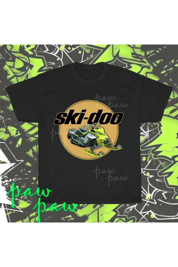 VINTAGE Brand New Ski Doo Snowmobiles Logo American T-Shirt Funny Size S to 5XL