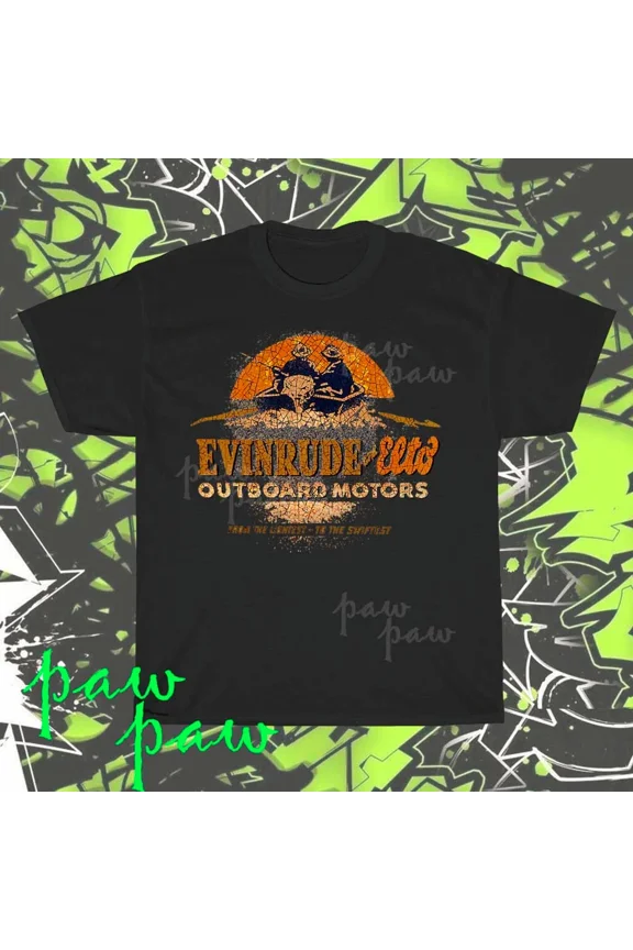 VINTAGE Brand New evinrude outboards Active Logo American T-Shirt Funny Size S to 5XL