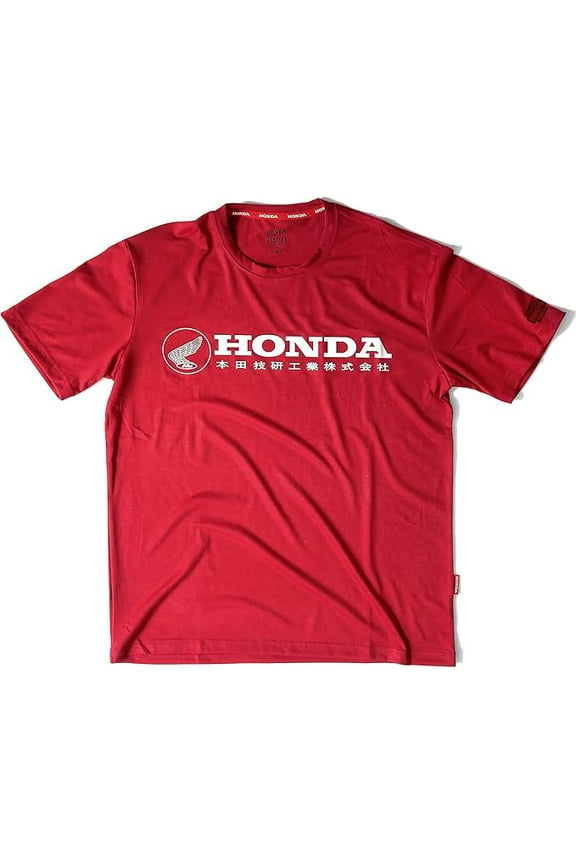 OFFICIALLY LICENSED MEN'S HONDA 1964 COTTON T-SHIRT sz L RED HBT-04