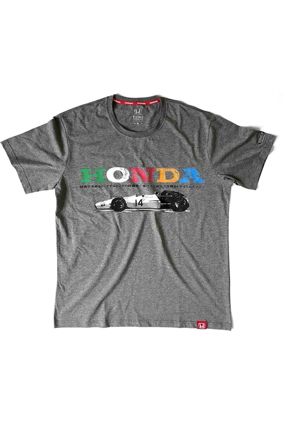 OFFICIALLY LICENSED MEN'S HONDA RACING BRAND T-SHIRT sz M GREY