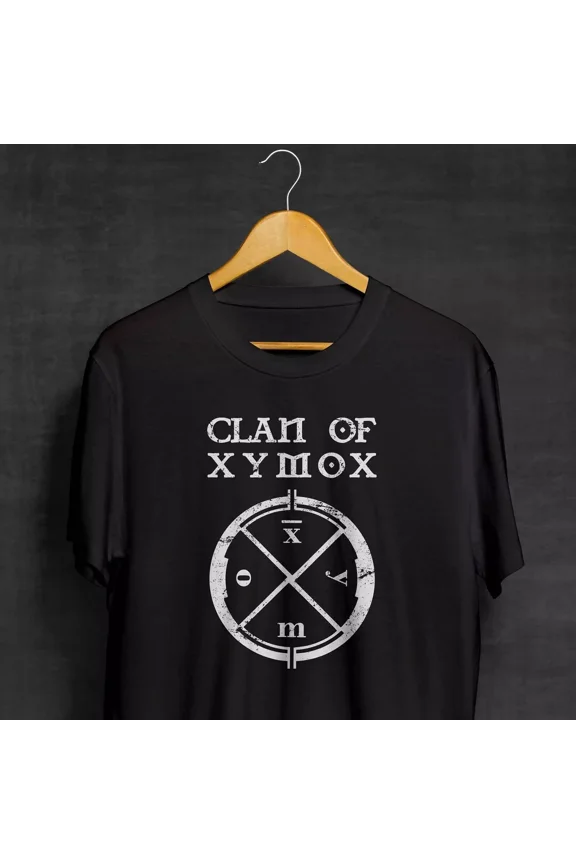 VINTAGE Clan Of Xymox Black T-Shirt Band Shirts Darkwave Goth Alternative.webp