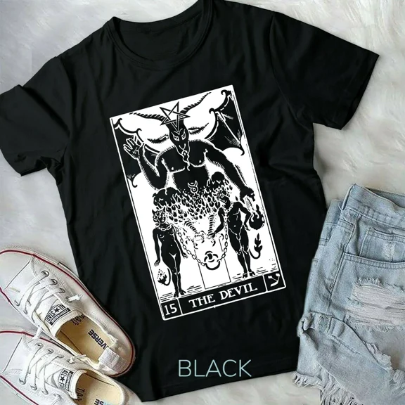 VINTAGE DEVIL TAROT Unisex T-shirt,Ryo Asuka,Akira Fudo,Manga,Japanese New T-shirt