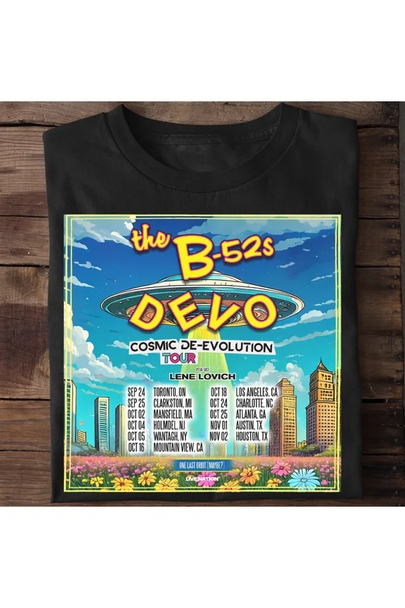 VINTAGE DEVO Tour 2025 Gift For Fan All Size S to 5XL T-shirt TMB6372