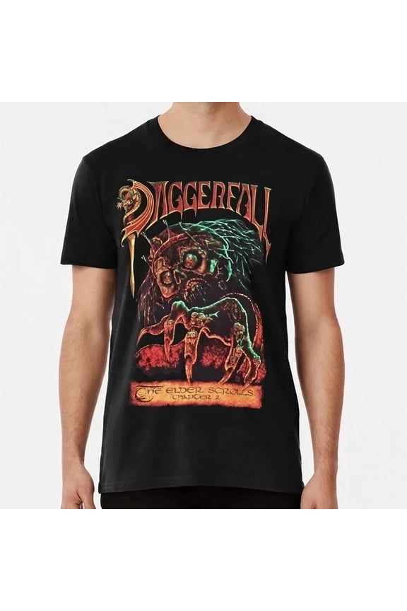VINTAGE Daggerfall Scary Monster Art Cool Unisex T-Shirt