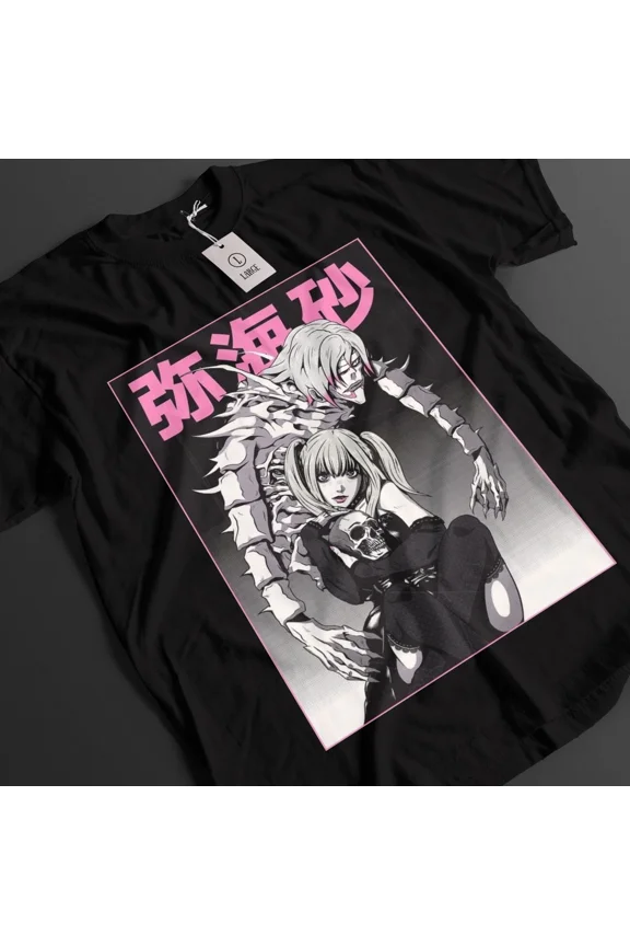VINTAGE Death Note Tshirt Misa Shirt Rem Top Kira T-Shirt L Ryuk Manga Horror Anime Tee