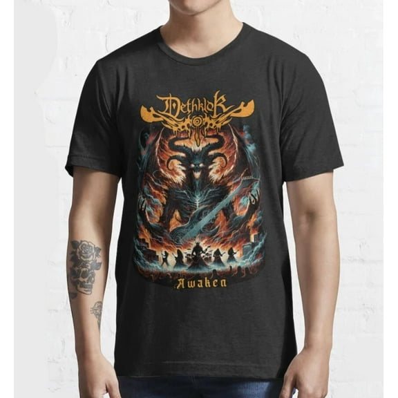 VINTAGE Dethklok Awaken T-Shirt Unisex Short Sleeve T-Shirt All Sizes S-5Xl