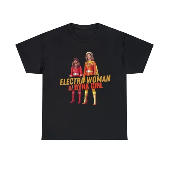 VINTAGE Electra Woman & Dyna Girl Unisex Heavy Cotton Tee, Deidre Hall, Judy Strangis