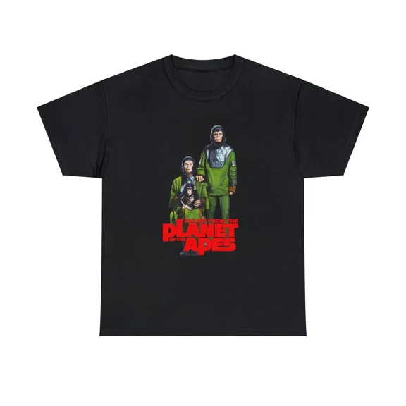 VINTAGE Escape from the Planet of the Apes Heavy Cotton Tee, Roddy McDowall, Kim Hunter