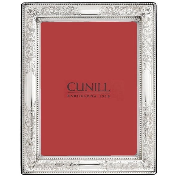 VINTAGE Fine Sterling Silver luxe 2x3 frame by Cunill Italy - 2.5x3.5