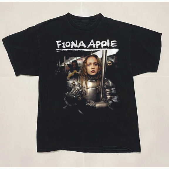 VINTAGE Fiona Apple In Armor Suit Rock T-Shirt Unisex Cotton Tee All Size