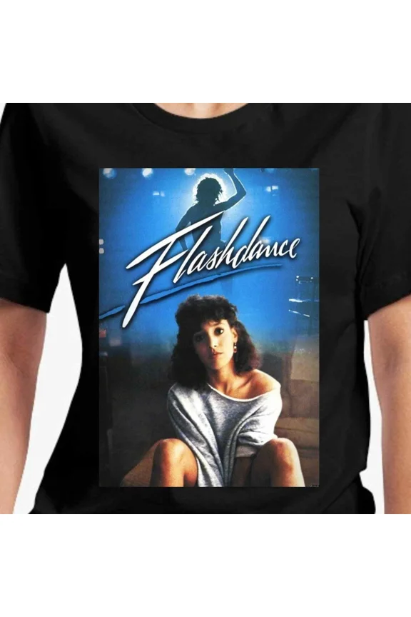 VINTAGE Flash Dance T Shirt Tshirt Tee 1980s Movie Shirt Unisex Vintage Aesthetic