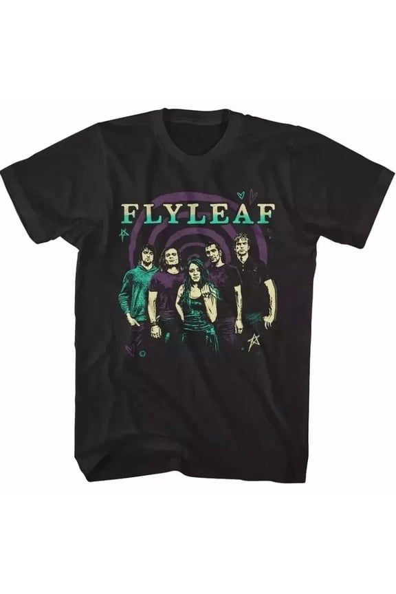 VINTAGE Flyleaf Flame Band Member T-shirt, size S-5XL