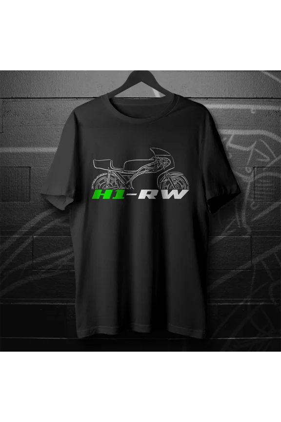 VINTAGE For Kawasaki H1-RW 1974 fans - Motorcycle T-Shirt