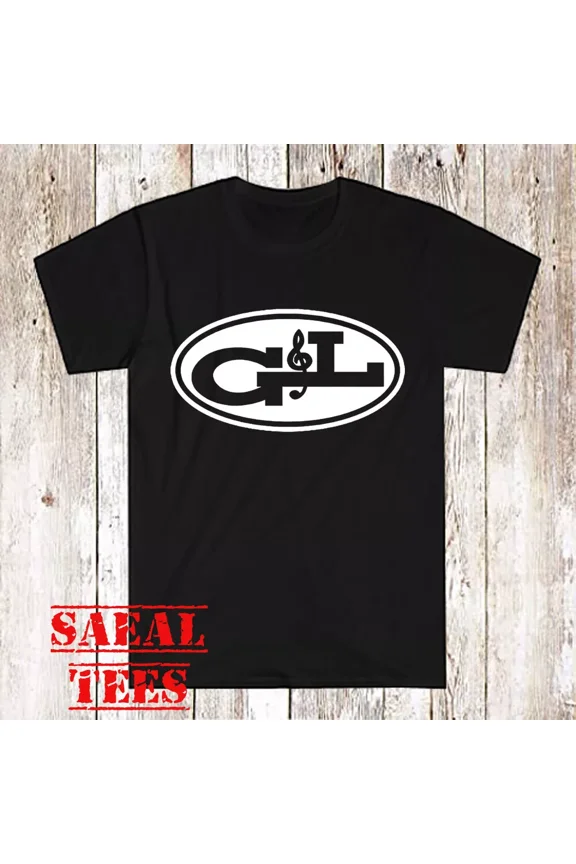 VINTAGE G&L Guitars Men's Black T-Shirt Size S-5XL