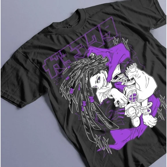 VINTAGE Gachiakuta Tome T-Shirt, Japanese Tankobon Horror Manga Anime Tee T-Shirt Black