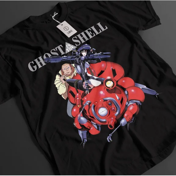VINTAGE Ghost In The Shell Shirt Kusanagi Tshirt Batou T-Shirt Togusa Aramaki Anime Tee