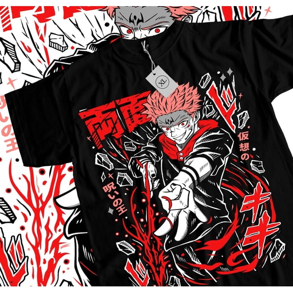 Gojo Satoru T-Shirt Megumi Itadori Yuji Jujutsu Kaisen Sukuna Shirt All Size