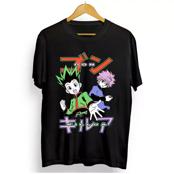 VINTAGE Graphic tee,Killua shirt,Kurapika anime,Hunter x Hunter Killua Gon New T-shirt