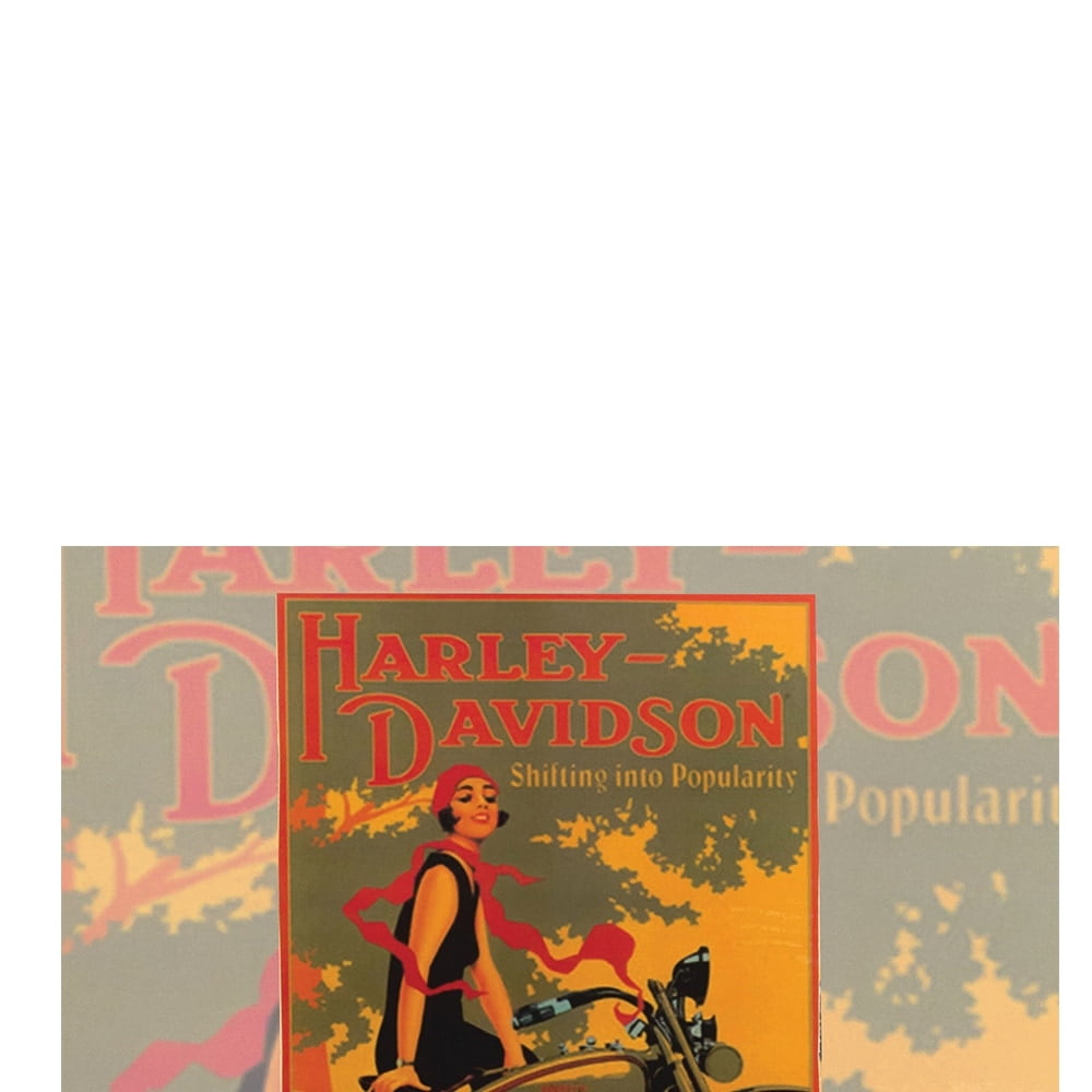 VINTAGE HARLEY DAVIDSON STARLET - 14"x14" Canvas Artwork 14 x 14