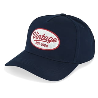 VINTAGE HAVANA Trucker Hats Women & Men | Vintage Western Retro Snapback Hat | Cute Trendy Baseball Cap One Size Navy/White/Red
