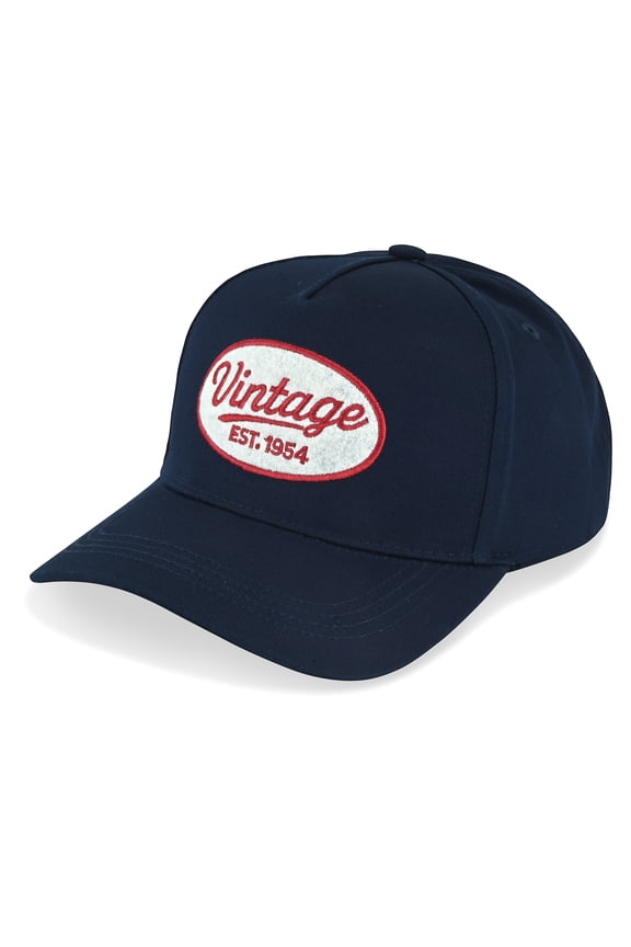 Trucker Hats Women & Men | Vintage Western Retro Snapback Hat | Cute Trendy Baseball Cap One Size Navy/White/Red