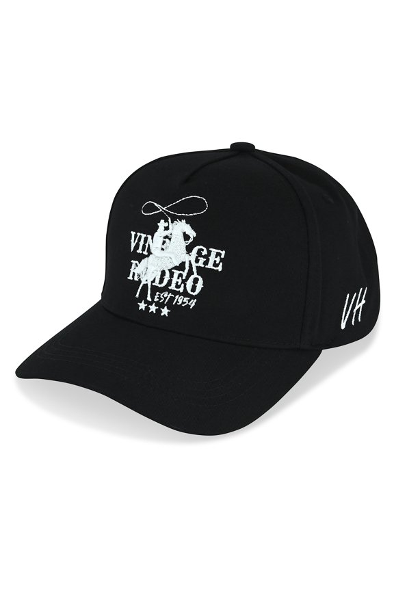 Trucker Hats Women & Men | Western Retro Snapback Hat | Cute Trendy Fashion Baseball Cap One Size Black/White Vintage Rodeo