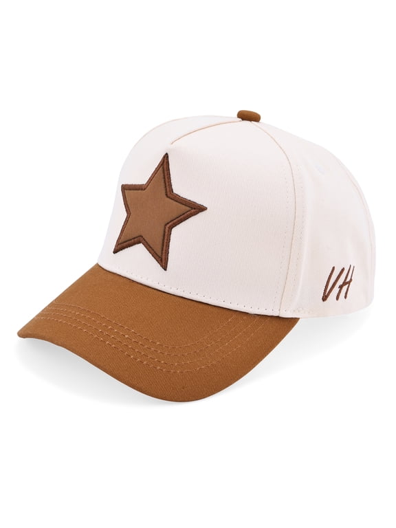 Trucker Hats Women & Men | Western Retro Snapback Hat | Cute Trendy Fashion Baseball Cap One Size Bone/Brown