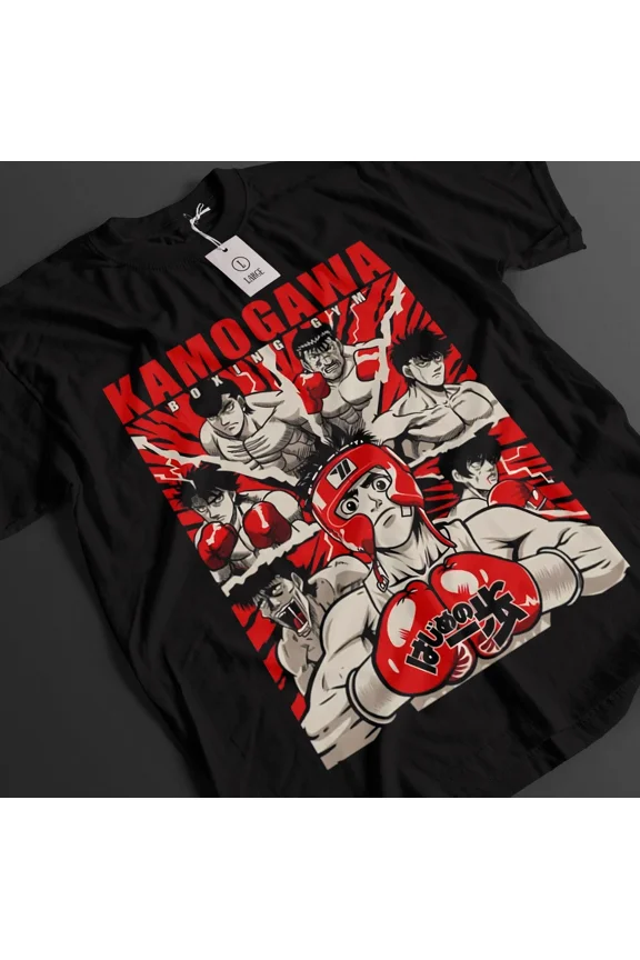 VINTAGE Hajime No Ippo Shirt Takamura Tshirt Miyata Top Kimura Aoki Fighting Anime Tee