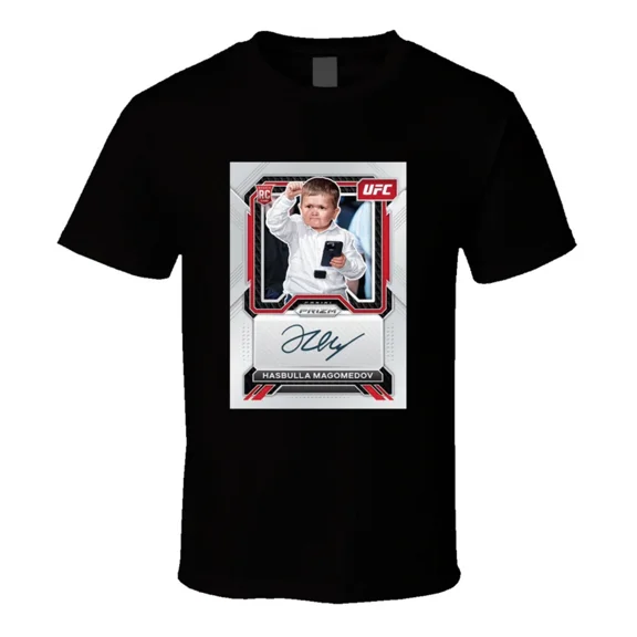 VINTAGE Hasbulla Magomedov Prizm Sports Card T Shirt