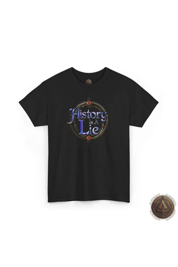 VINTAGE History Is A Lie T-Shirt For Men & Women, Alternative History Tee