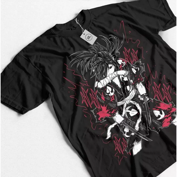 VINTAGE Hyakkimaru Dororo T-shirt Girl Anime Manga Funny New Unisex Shirt Black