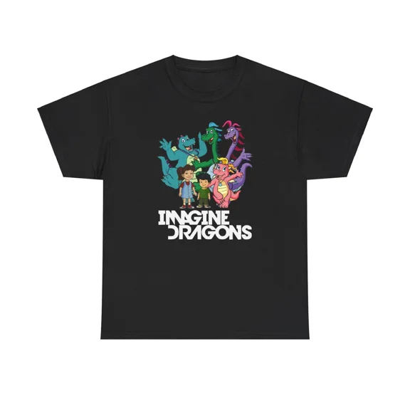 VINTAGE Imagine Dragon Dragon Tales 90s Kids Cartoon T-Shirt Dragon Land
