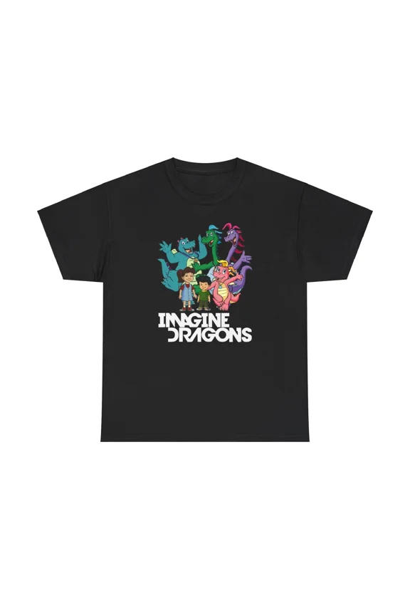 VINTAGE Imagine Dragon Dragon Tales 90s Kids Cartoon T-Shirt Dragon Land