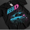 thumbnail image 1 of VINTAGE Initial D Shirt Takumi Tshirt Bunta T-Shirt Ryosuke Car Drift Racing Anime Tee, 1 of 2