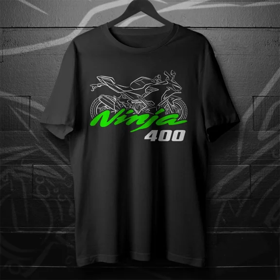 VINTAGE Kawasaki Ninja 400 2018-2025 - Motorcycle T-Shirt for Riders