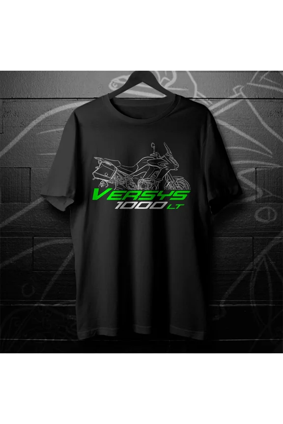 VINTAGE Kawasaki Versys 1000 Tourer/LT 2015-2024 T-Shirt Motorcycle Tee Shirt for Riders