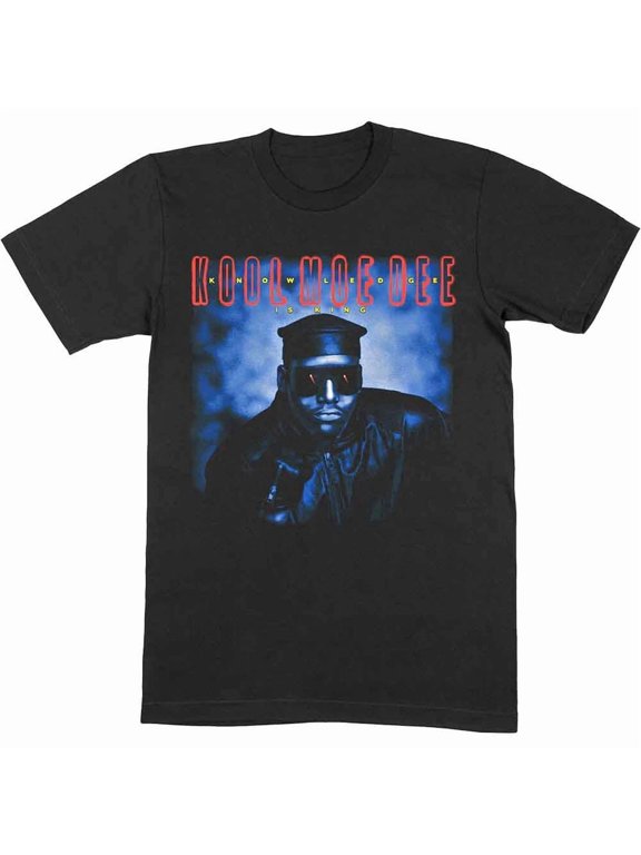 VINTAGE Kool Moe Dee Knowledge Is King T-Shirt Black New