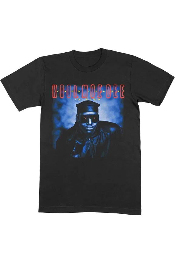 VINTAGE Kool Moe Dee Knowledge Is King T-Shirt Black New
