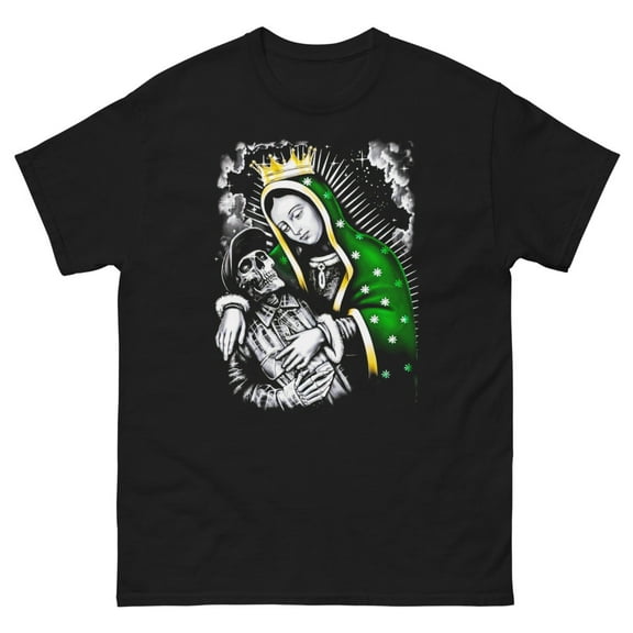 VINTAGE LOWRIDER ART CHOLO CHOLA LATIN ART Men's classic tee (S)