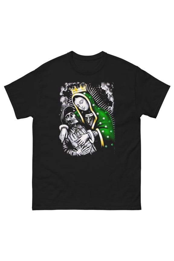 VINTAGE LOWRIDER ART CHOLO CHOLA LATIN ART Men's classic tee (XL)